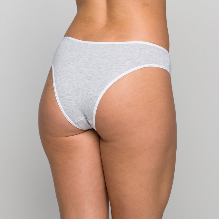 Calcinha algodão rajado modelo tanga conforto